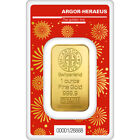 1 oz Gold Bar Argor Heraeus - 2024 Lunar Year of the Dragon 999.9 Fine in Assay