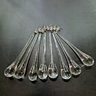 Raindrop Prisms - Vintage -Chandelier Parts - Crystal Clear - Lot of 8, 5in drop