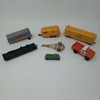 Lot Of 7 Vintage Toys (2 HO Trains, 2 Tootsietoy, 1 Tonka Truck, 2 Trailers)