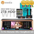 TJ Media P2 Karaoke Machine 2TB + Wireless Mic + Remote + Song Book + Tablet