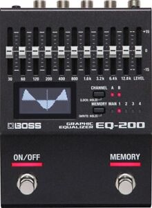 BOSS/EQ-200 Graphic Equalizer for Bass Guitar Effects Pedal NEW from Japan