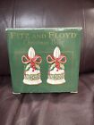 Fitz And Floyd Christmas Bell Salt And Pepper Shakers