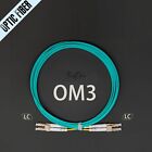 1-10m LC UPC to LC UPC Duplex OM3 Multi Mode Fiber Optical Patch Cord Cable lot