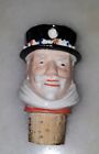 New ListingVINTAGE SIGNED WADE GREAT BRITAIN MAN HEAD CERAMIC CORK BOTTLE TOPPERS