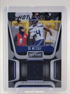 DK METCALF 2020 PLAYBOOK FOOTBALL HOT ROUTES PATCH /299 Q0028