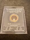 2013 Homer Bailey No Hitter Cincinnati Reds Mound Dirt Coin Authentic MLB 2023