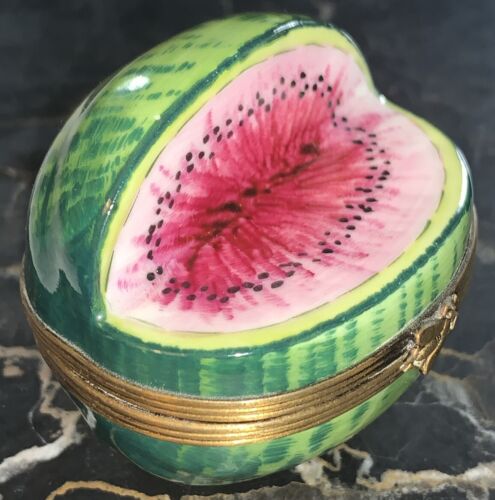 New ListingLimoges Watermelon Trinket Box