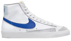 Nike Blazer Mid '77 VNTG White Game Royal Shoes BQ6806-124   Men's 10