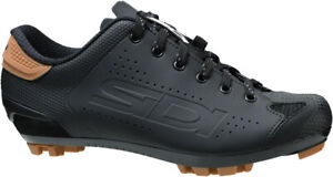 Sidi Dust Shoelace Mountain Clipless Shoes - Men's, Black, 44