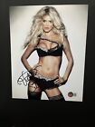Victoria Silvstedt Hot autographed signed sexy supermodel 8x10 photo Beckett BAS