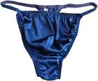 Yavorrs Men's Silk Panties G-Strings Thongs Size S M L XL 2XL (Multicoloured)