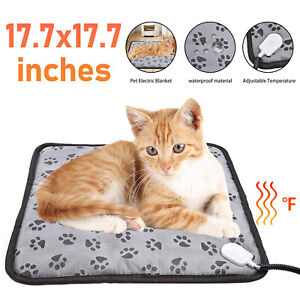 Waterproof Electric Heating Pad Heater Warmer Mat Bed Blanket For Pet Dog Cat US