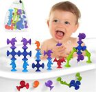 Toddler Bath Toys Mold Free Suction Cup Toys for Kids Cute Unicorn No Mold No