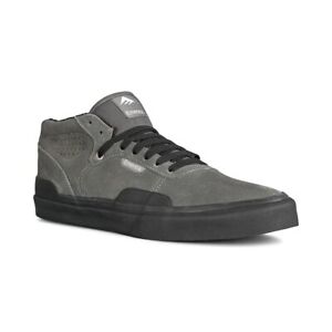 Emerica Pillar Mid-Top Skate Shoes - Grey/Black