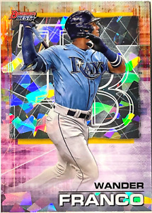 New Listing2021 BOWMAN'S BEST *ATOMIC REFRACTORS* #50 WANDER FRANCO *ROOKIE CARD* TB RAYS