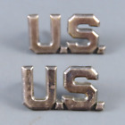 2 VTG WWII US ARMY AIR CORPS/FORCE Silver Collar Insignia MEYER Matched Set/Pair
