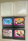 Lot of 4 Game Gear Games - Surf Ninjas, Jurassic Park, Ecco the Dolphin, Sonic 2