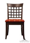 HIGH END Asian Inspired Contemporary Modern Window Pane Back Dining Side Chair