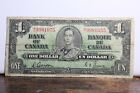 1937 Bank Of Canada $1 One Dollar Bill Banknote M/L