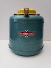 VINTAGE Western Field Green Thermos Jug Yellow Lid & Spout With Cap