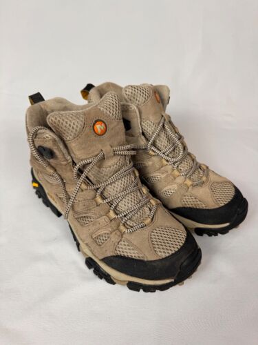 Merrell Moab Ventilator Mid hiking boot taupe Women's size 10