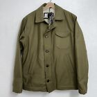 Dehen 1920 A2-E Deck Jacket - Fatigue Olive Drab Green USA Made Sz Medium