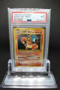 1998 Pokemon Japanese CD Promo Holo Charizard #9 PSA 9 Near MINT base set Rare