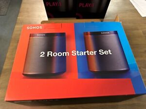 Sonos Play 1 Smart Speakers, Black (Pair), very good condition, Sound GREAT!