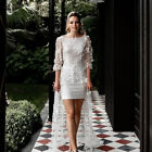 Wedding Reception Dress with Trail,Tea length wedding dress,short bridal dress