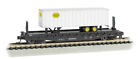 Bachmann N Scale 16753 NEW YORK CENTRAL 52FT FLAT CAR W/ NYC® 35FT TRAILER HH