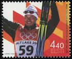 Estonia #439 Andrus Veerpalu Gold Medalist 4.40K Postage Stamp 2002 Eesti MLH