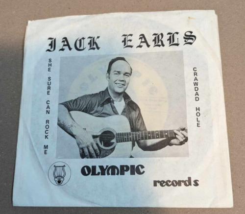 ROCKABILLY 45: JACK EARLS - She Sure Can Rock Me/Crawdad Hole OLYMPIC