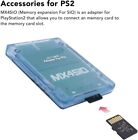 MX4SIO SIO2SD Micro SD Adapter PS2 Memory Card Expansion SIO Replacement Blue