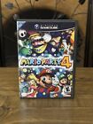 Mario Party 4 (Nintendo GameCube) *Clean Disc* New Cover Art - Tested Works Look