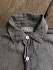 Antique 1910s 1920s Kids Chambray Chinstrap Pullover Work Shirt