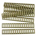 8 Pieces Heat Resistant Weaver Picatinny Ladder Rail Cover - Tan