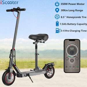 New ListingiScooter i9 Plus 500W Adult Electric Scooter With Seat 30Km Long Range Foldable