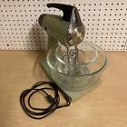 Vintage 1968 Sunbeam Mixmaster 12 Speed Stand Mixer Avocado Green Cover