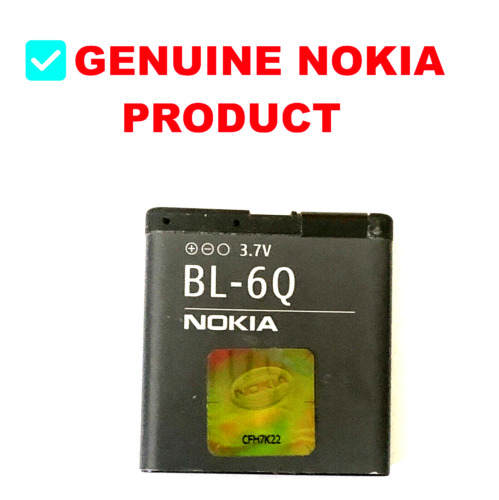 Genuine Nokia BL-6Q Battery (3.7V) - Replaces 6700/6700 Classic/7900/7900 Classi