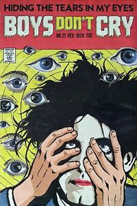 The Cure Boys Don’t Cry Comic Style Poster 24 x 36