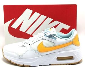 *NEW* Men Nike Air Max SC White/Yellow/Aqua  (FJ3997 100 ), Sz 8.0 ~ 13.0