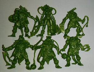54 MM Tehnolog Mini Action Figures Snake Men D&D Fantasy Plastic Toy Soldiers