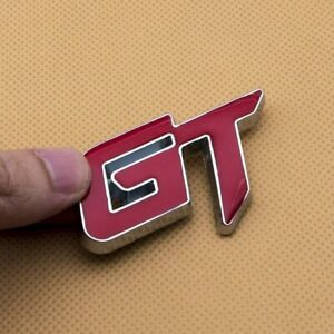 1x GT Emblem 3D Badeg for Grand Tourer Premium Car Fender Trunk Lid Sport/Racing