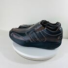 Skechers Shape Ups Mens Strider Slip On Brown Leather Shoes 66501 US Size 12