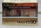 SONY Metal-ES 90 (Metal Position TYPE IV) Blank Audio Cassette Tape SEALED