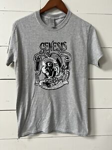 Genesis Phil Collins Grey Shirt Sleeve Concert Tour Shirt Size Small Brand New