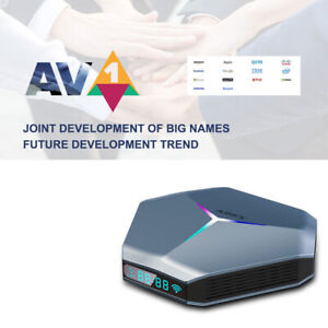 A95X F4 Amlogic S905X4 RGB Light Smart Android TV Box Android 10 Media Player