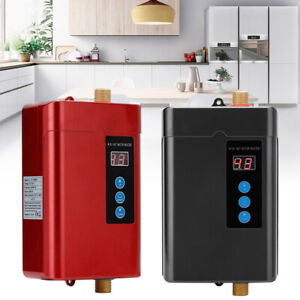 3000W 110V Electric Instant Hot Water Heater Under Sink Tankless Water Heater