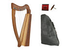 Roosebeck 19-String Pixie Harp w/ Chelby Levers + Bag + Extra Strings