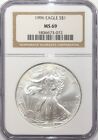 New Listing1996 American Silver Eagle - NGC MS69